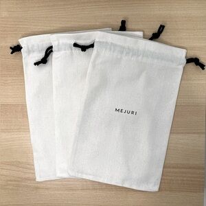 3 Mejuri Jewelry/Storage Bags - NEW
